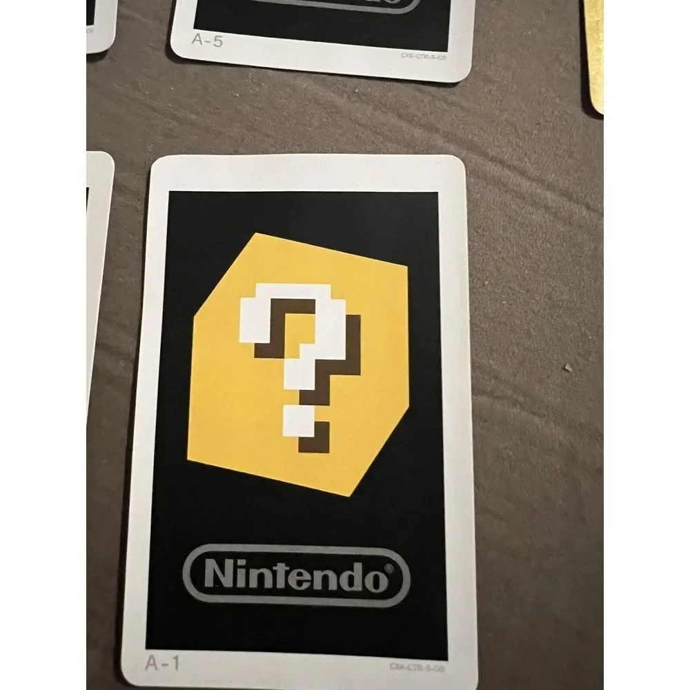 (7) Nintendo Trading Cards A1 A2 A3 A4 A5 A6 Link Mario Metroid NM or Better‎
